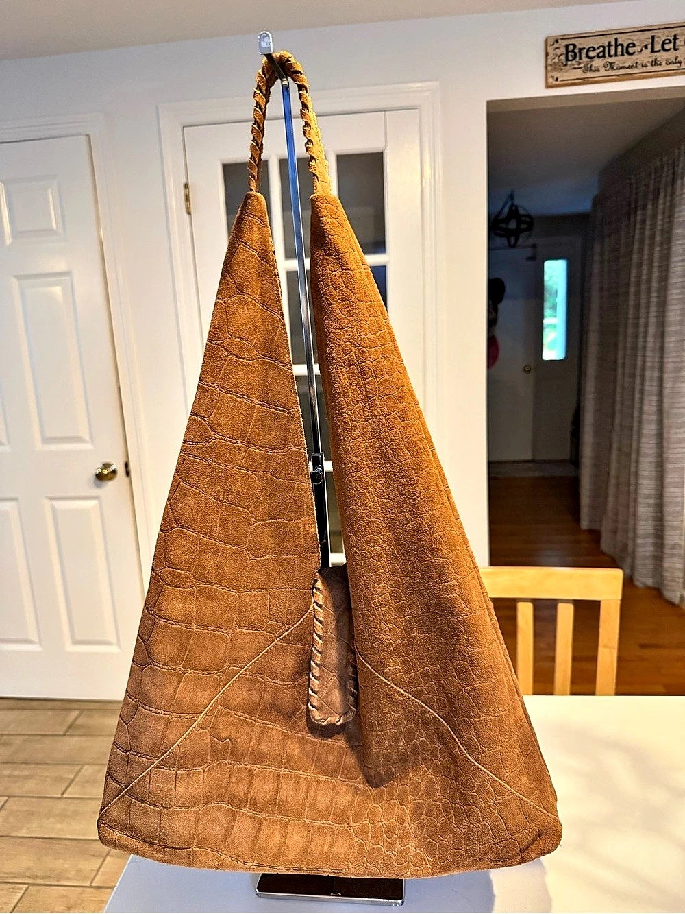 Brown Leather Hobo Bag